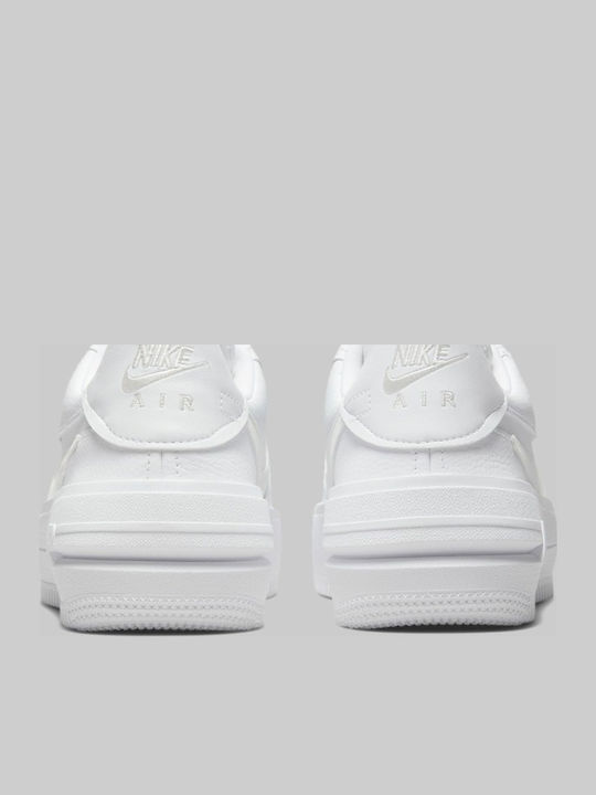 Air Force 1 Plt.af.orm Γυναικεία Flatforms Sneakers White / Summit White