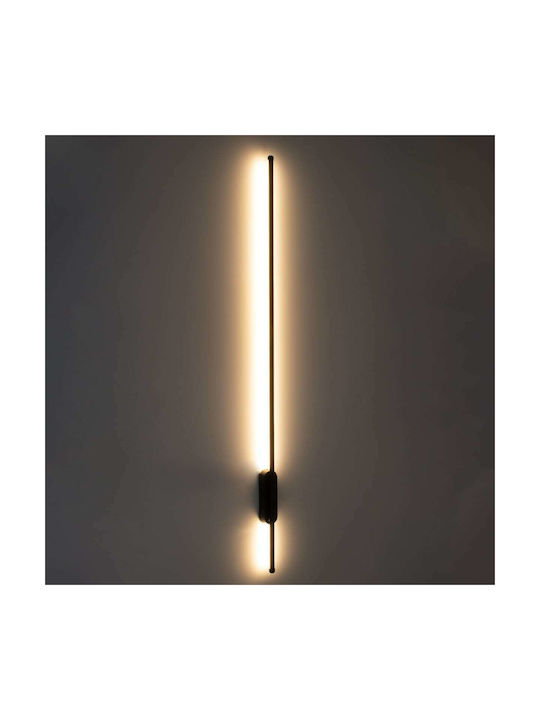 GloboStar Harlem Modern Leuchte Wand mit Integrierter LED und Einstellbares Weißes Licht Schwarz 120x120cm