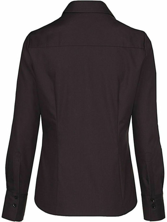 Seidensticker Women's Monochrome Long Sleeve Shirt Black