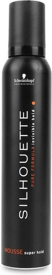 Schwarzkopf Silhouette Пяна За Коса За Обем Super Hold 500ml