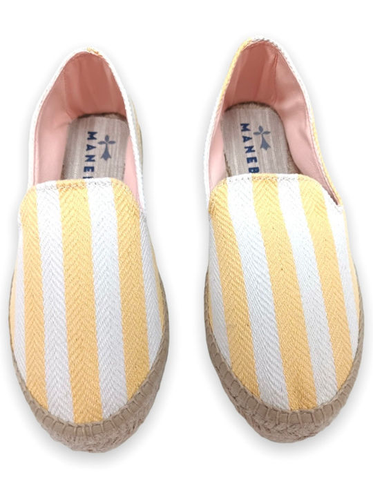 Women's Fabric Espadrilles Yellow