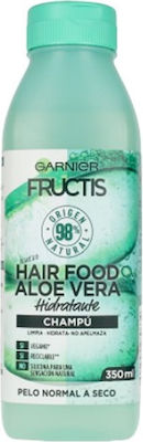 Garnier Fructis Hair Food Aloe Vera Σαμπουάν Αναδόμησης/Θρέψης για Όλους τους Τύπους Μαλλιών 350ml