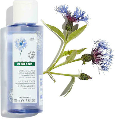 Klorane Apă micelară Curățare Bleuet Eau Micellaire Demaquillant 100ml