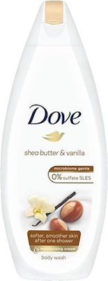 Dove Purely Pampering Κρεμώδες Αφρόλουτρο Βούτυρο Καριτέ και Ζεστή Βανίλια 250ml