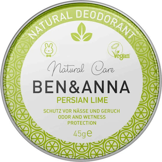 Ben & Anna Deodorant Natural Lime Persian Cremă 45gr