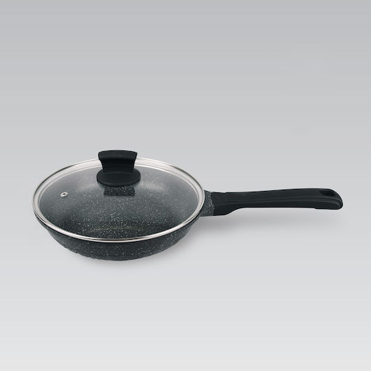 Maestro Pan Mit Deckel aus Aluminium mit Steinbeschichtung 28cm