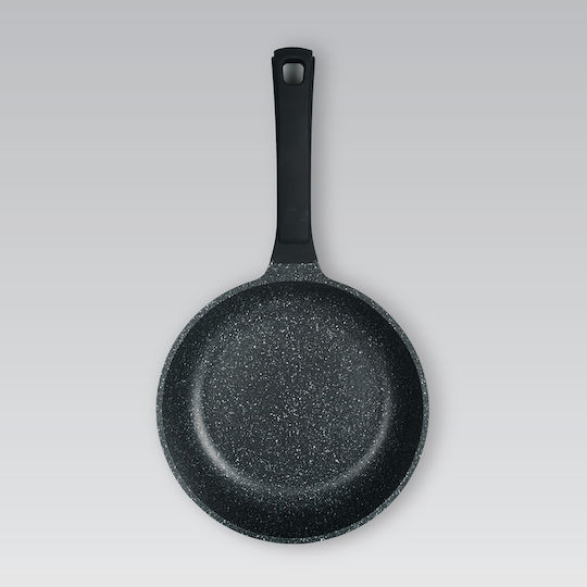 Maestro Pan Mit Deckel aus Aluminium mit Steinbeschichtung 28cm
