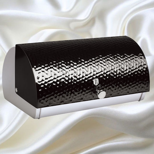 Berlinger Haus Bread Box with Lid Metallic Black