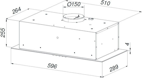 Maan Ares M 60 Ventilation Mechanism 60cm Black