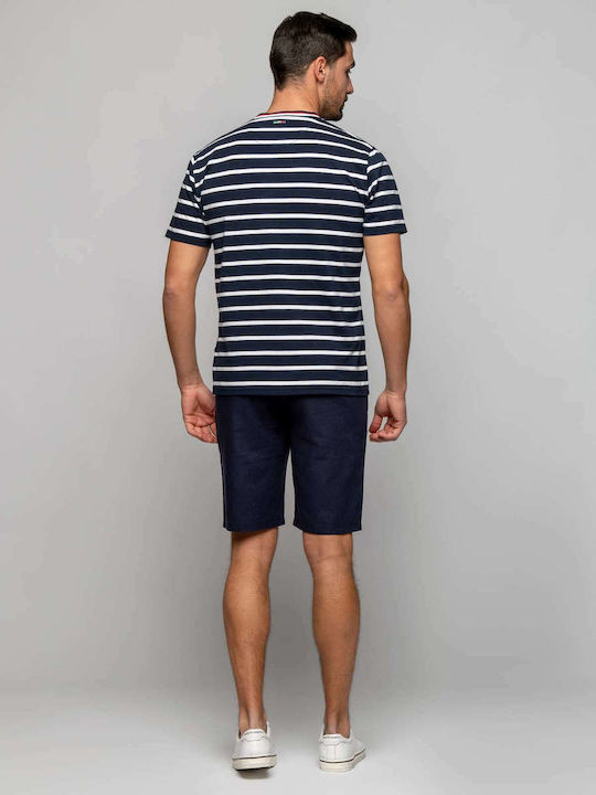 T-shirt Navy Μπλε