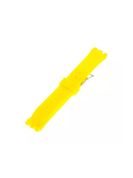 Swatch Καουτσούκ Λουράκι Κίτρινο 16mm