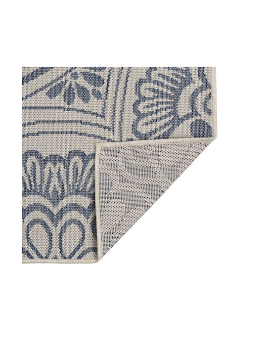 vidaXL Rug Outdoor Rectangular Blue