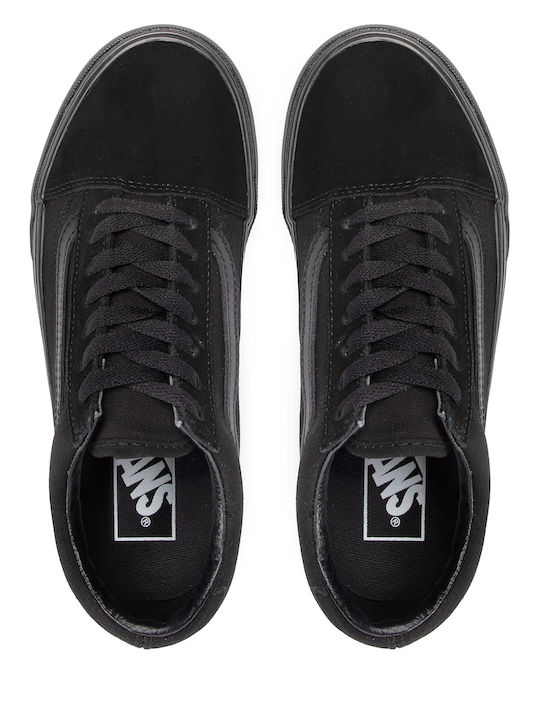 Old Skool Stackform Damen Flatforms Sneakers Schwarz