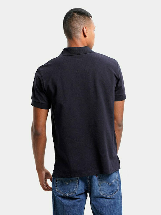 Target Men's Short Sleeve Blouse Polo Navy Blue
