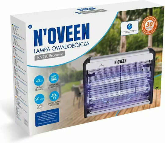Lampa Noveen Ηλεκτρική Εντομοπαγίδα 20W 40m² IKN220