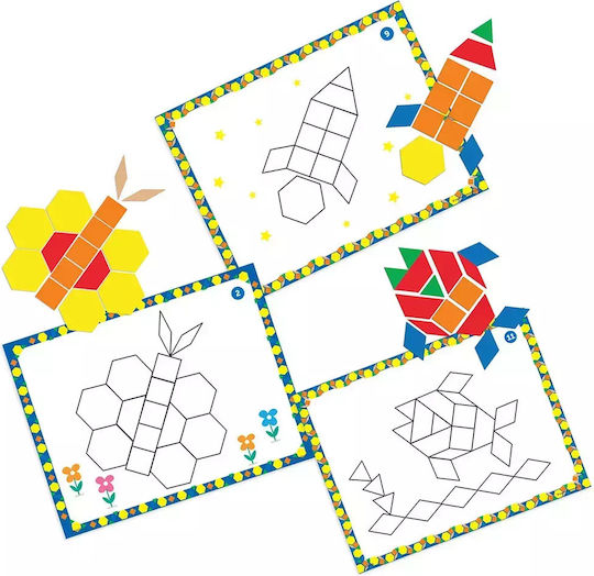 Learning Resources Παιχνίδι Κατασκευών Χάρτινο Pattern Block Activity Set για Παιδιά 4+ Ετών
