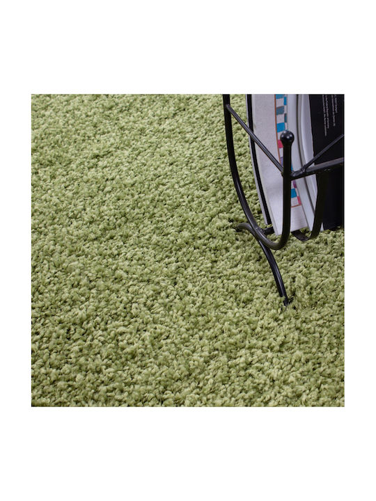 Rug 1500 Green 100% Polypropylene D: 120 cm.