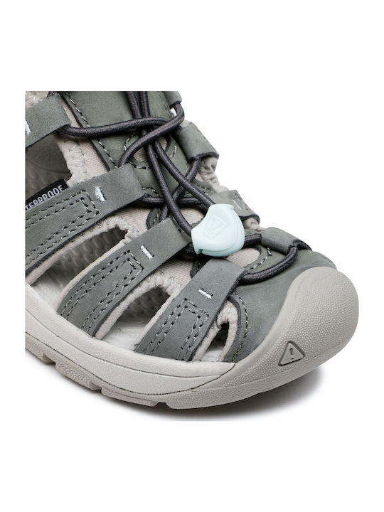 Astoria West Δερμάτινα Γυναικεία Σανδάλια Sporty Porcelain/Blue Glass