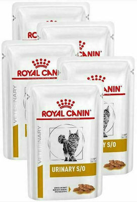 Royal Canin Urinary S/O Loaf Nasses Katzenfutter für Katze in Beutel mit Reis 85gr