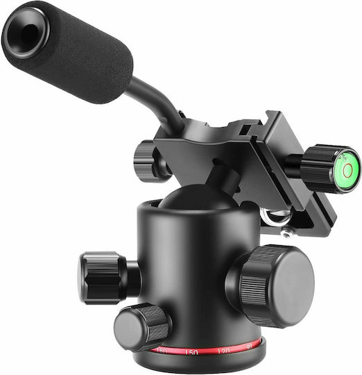 Neewer 360 Degree Panoramic Tripod Ball Head with Handle and 1/4" Screw Plate Κεφαλή - Φωτογραφική