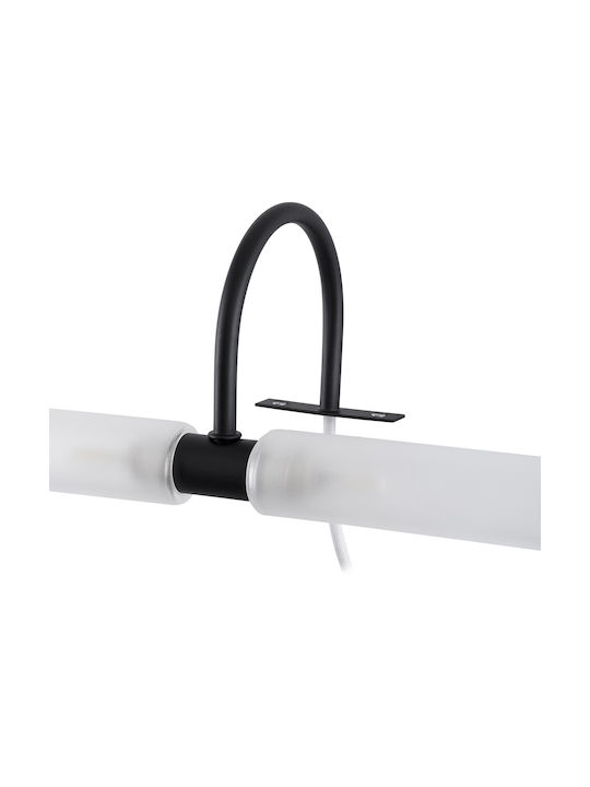 GloboStar Flora Modern Lamp Bathroom with Socket G9 Black 31x12cm