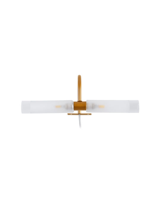 GloboStar Flora Modern Lumină de Baie cu Soclu G9 Cupru 31x12cm