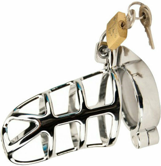 Loving Joy Impound Gladiator Peniskäfig in Silber Farbe