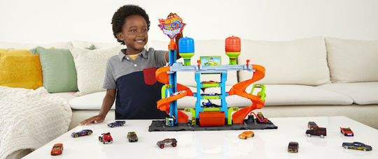 Hot Wheels Mega Chromokeravnon Car Wash Garage 1:64 for Ages 4+