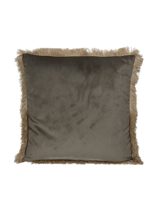 Zaros Sofa Cushion Black Forest from Velvet Black 45x45cm.