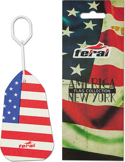 Feral Car Air Freshener Tab Pendand Flag Collection 6pcs