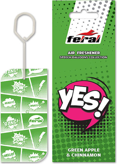 Feral Car Air Freshener Tab Pendand Speech Collection 14pcs