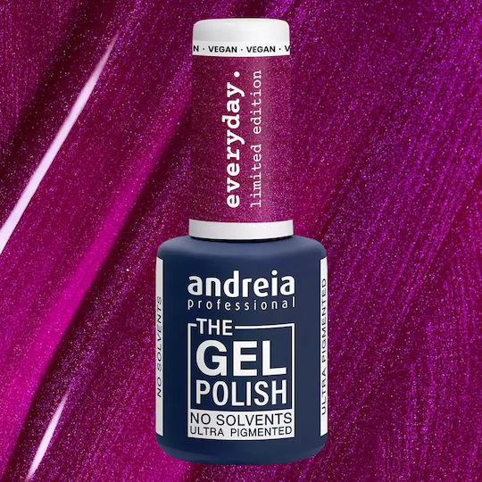Andreia Professional Everyday Ημιμόνιμο Βερνίκι Νυχιών ED5 με Glitter 10.5ml