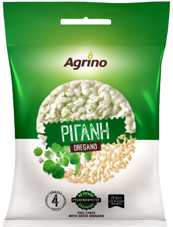 Agrino Rice Wafers with Oregano 32gr