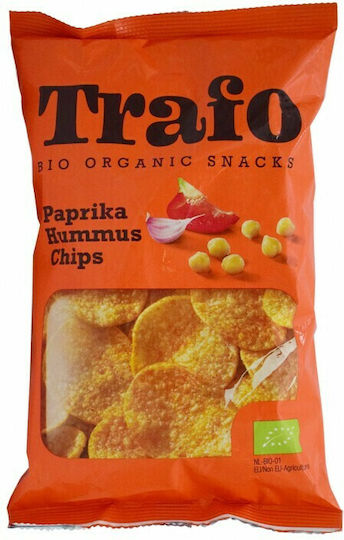Trafo Bio Βιολογικά Chips Hummus με Γεύση Πάπρικα Χωρίς Γλουτένη 75gr