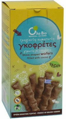 Όλα Bio Organic Wafer Milk with Chocolate Vegan 140gr 1pcs