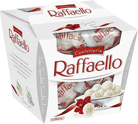 Ferrero Raffaello Chocolate Treats Pralines 150gr 15pcs