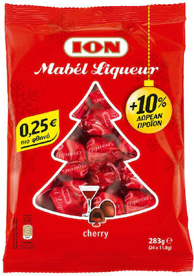 ION Mabel Chocolate Treats Dark with Cherry Liqueur 260gr 1pcs