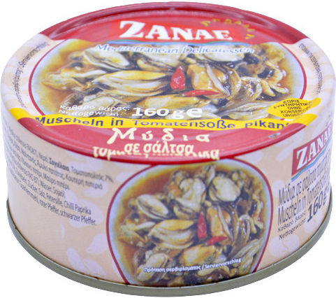 Zanae Mussels Spicy 160gr