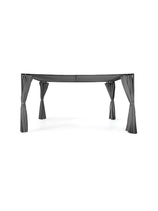 Inkazen Garten Gazebo Grau 3x4m