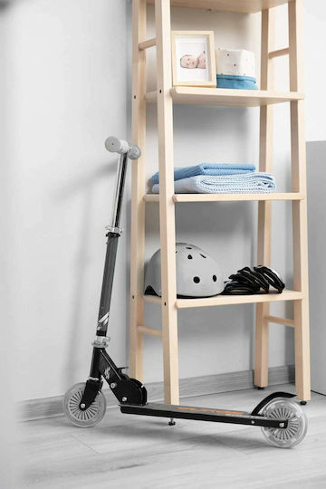 Toyz Παιδικό Πατίνι Αναδιπλούμενο Tauro Δίτροχο Μαύρο