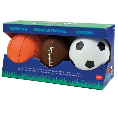 Legami Milano Set Mingi Baschet, Fotbal, Rugby Minge