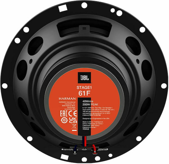 JBL Set Boxe Auto Stage1 61f 6.5" cu 40W RMS (2 căi)