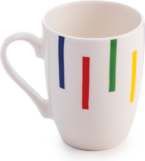 Benetton Bone Κούπα Κεραμική Λευκή 360ml 2τμχ Benetton Bone Κούπα Κεραμική Λευκή 360ml 2τμχ