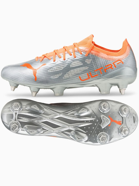PUMA Ultra 1.4 MxSG Футболни Обувки с Бутони Сребристи