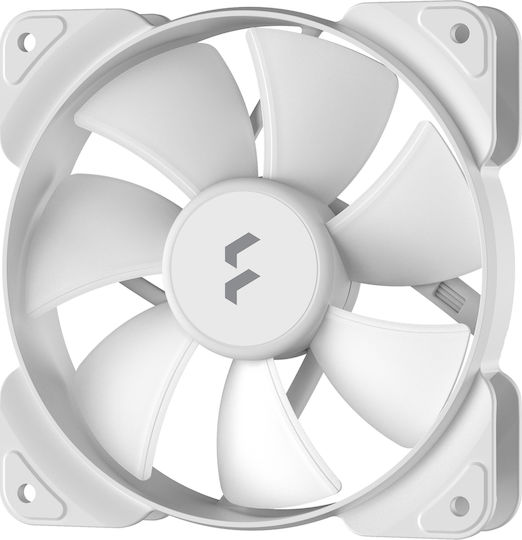 Fractal Design Aspect 12 Case Fan 120mm (1200rpm / 32cfm) με RGB Φωτισμό και Σύνδεση 4-Pin PWM Λευκό