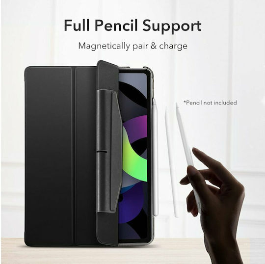 ESR Ascend Flip Cover Δερματίνης / Σιλικόνης Μαύρο (iPad Air 2020/2022)