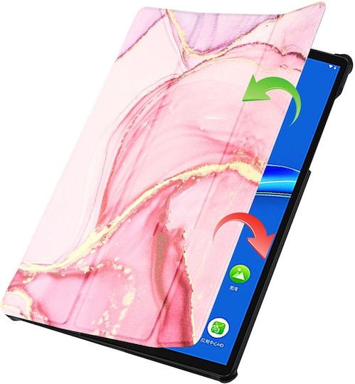 Tech-Protect Smartcase Synthetic Leather Flip Cover Marble (Lenovo Tab M10 Plus 10.3")