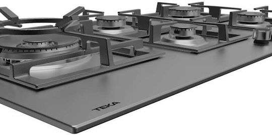 Teka Εστία Υγραερίου Αυτόνομη Inox 86x51εκ. Ασημί