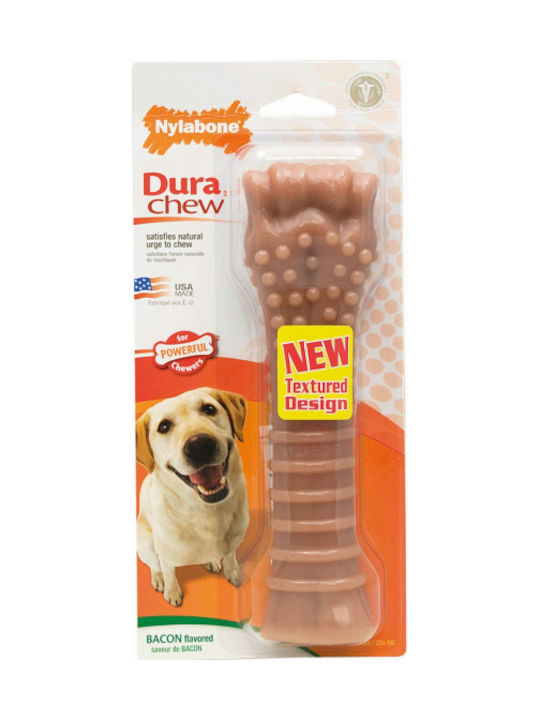 Nylabone Power Παιχνίδι Κόκκαλο Σκύλου Μασητικό με Γεύση Μπέικον XLarge 19εκ. Καφέ 1τμχ
