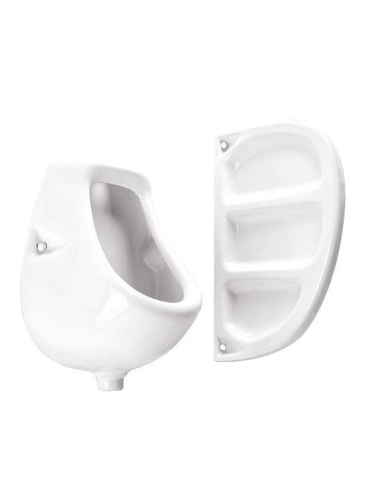 Karag Urinal Unterer Siphon Weiß